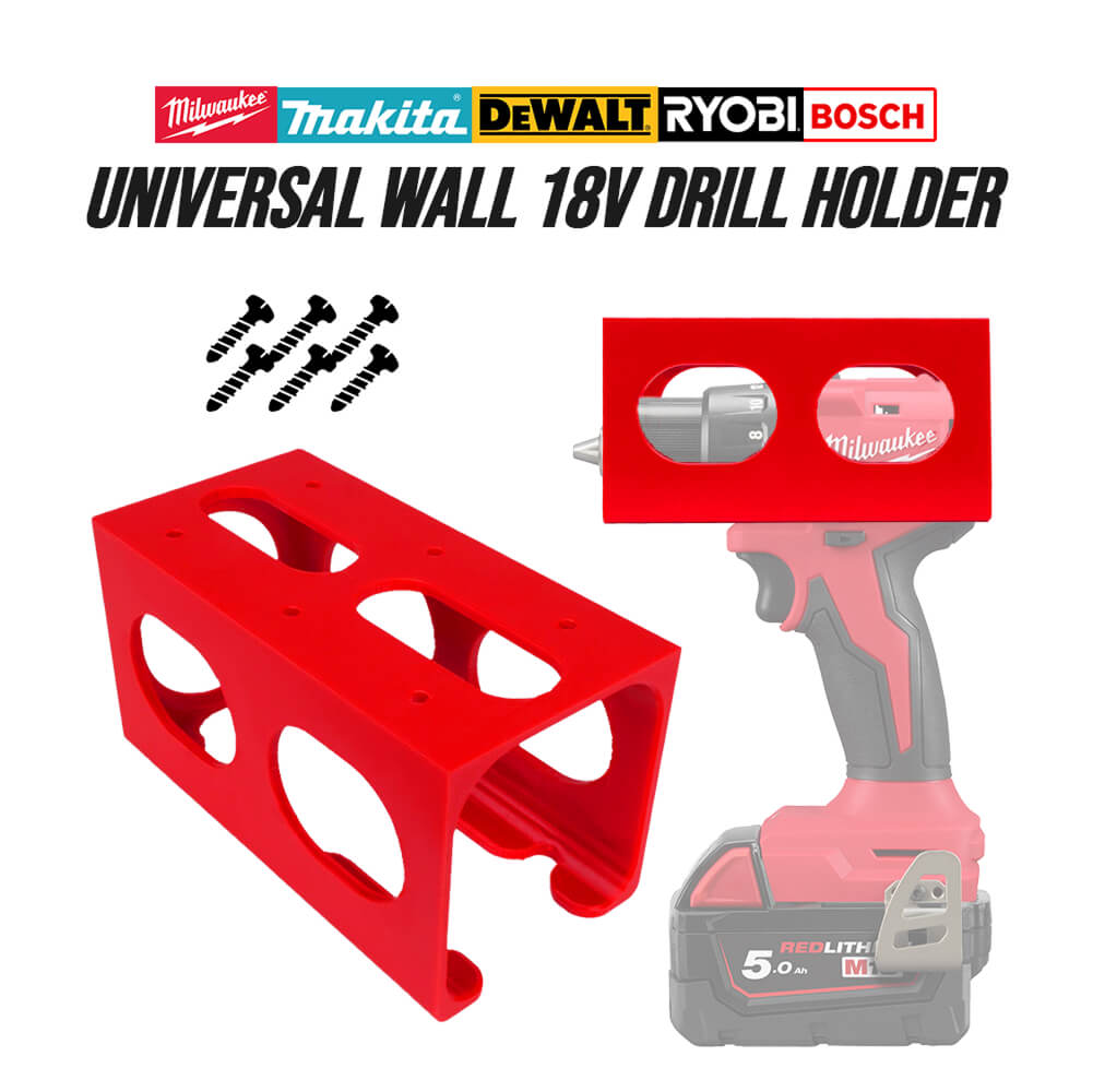 ユニバーサル18Vドリル壁掛けホルダー、コードレス電動ドリル - Power Tools Brand のレビューと価格