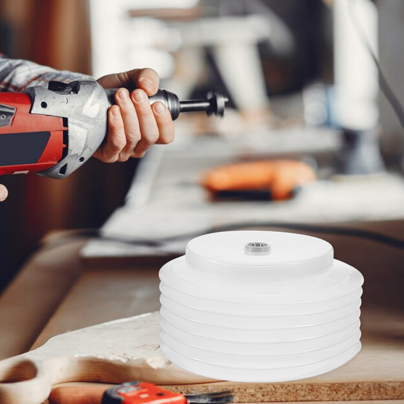インパクトドリル用ヘビーデューティーダストカバー、作業場での - Power Tools Workshop のレビューと価格