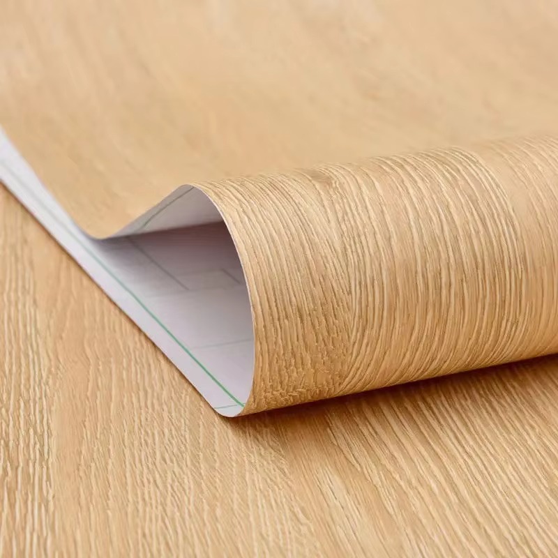 PVCビニール製イエローオーク木目調装飾用粘着式、取り外し可 - Power Tools Wallpaper のレビューと価格